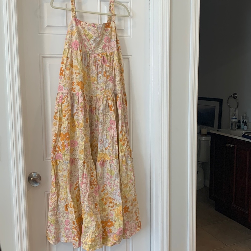 Free People floral maxi sundress
